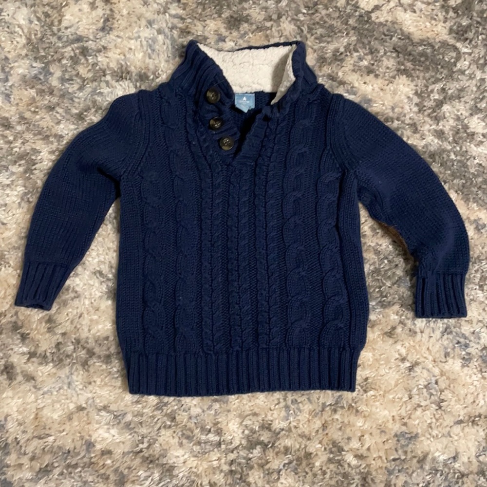 Baby Gap Toddler Boy Navy Knit Sweater